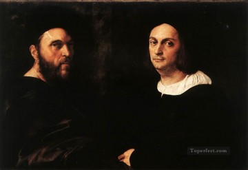 Double Portrait Renaissance master Raphael Oil Paintings